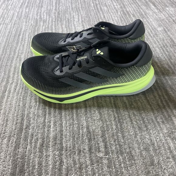 Adidas Supernova Rise M Shoes Men’s 12 Black Green Running Cushion Lightweight main image 6